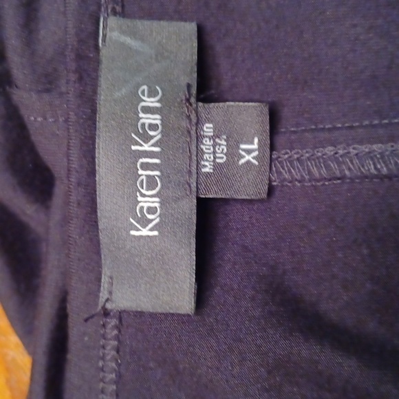 KAREN KANE BLACK MIDI DRESS. MADE IN THE USA - Picture 6 of 6